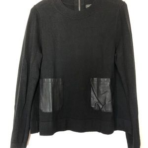Banana Republic Black Merino Wool Sweater